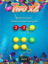 Two For 2: match the numbers to win. Endless Fun! Screen Shot 12