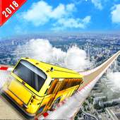 Mega Ramp Impossible Bus Stunt 3D Crazy Challenge