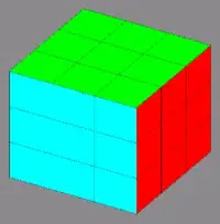 Colored Puzzle Cube Screen Shot 0