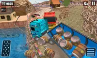 Offroad Snow Trailer Truck Driving Game 2020 Screen Shot 5