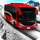 Offroad Snow Bus Driving Tourist Transport