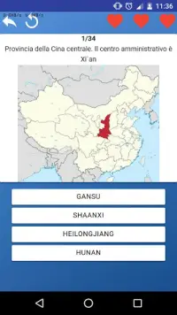 China Geography Test Screen Shot 1