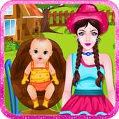 Country Mom Baby Care Games