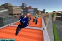 Kids Bike Stunts Roof Top Screen Shot 11