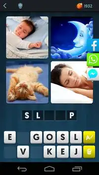 The Guess Word : 4 Pic 1 Word Screen Shot 4