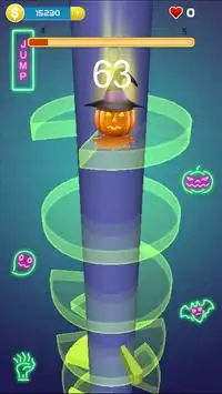 Helix Smash : Halloween Edition Screen Shot 0