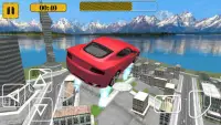 Flying Car Russian City Drive Screen Shot 0