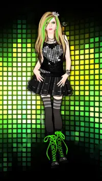 Avril Lavigne Dress up game Screen Shot 9