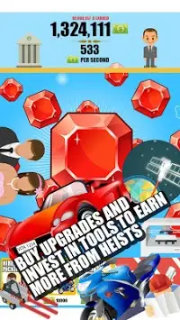 Ruby Clicker: Heist Empire Screen Shot 5