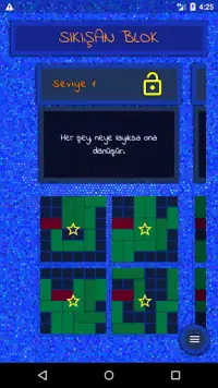 Sıkışan Blok - Blok Bulmaca - Zeka Oyunu Screen Shot 1