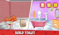 jogos de princess doll house builder para meninas Screen Shot 1