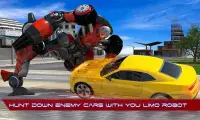 Police Limo Car Robot Games Screen Shot 0