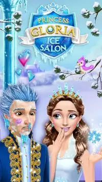 Princesa Gloria:Salón de hielo Screen Shot 1