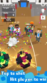 Touch Out - Simple dodge ball game Screen Shot 6