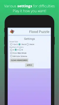 Flood Puzzle Game - Brain Game Screen Shot 3