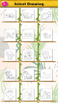 Coloring and Learn Animals Screen Shot 0