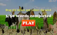Words Games Animal Series For Kids Screen Shot 3