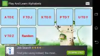 Play & Learn - Alphabets Screen Shot 0