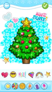 Christmas Coloring Game - Learn Colors Screen Shot 6
