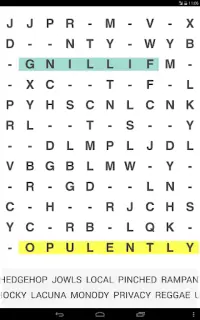 Missing Vowels Word Search Screen Shot 4