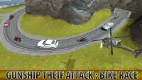 Gunship Thief Aanval:Bike Race Screen Shot 1