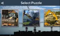 Construcción Vehículos Puzzle Screen Shot 0