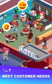 Sim Hotel Tycoon - Idle Game Screen Shot 13