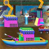海軍艦隊工場：ボートビルダー＆メーカーゲーム