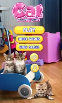 Cat Memory Game Screen Shot 0