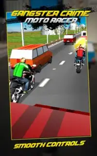 Gangster Crime Moto Racing Screen Shot 1