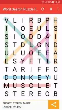 Word Search Puzzle Free 2 Screen Shot 1