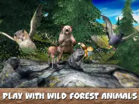 野生の森林生存：動物シミュレーター Screen Shot 8