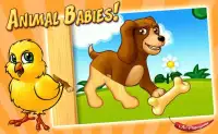 Bebés animales rompecabezas Screen Shot 9