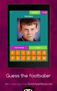 Guess the child footballer Screen Shot 16