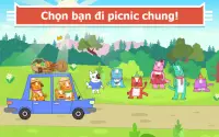 Cats Pets Picnic! Game Giáo Dục & Trò Chơi Cho Bé! Screen Shot 8