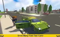 Crazy Taxi Driver: American Blocky Cab Screen Shot 2