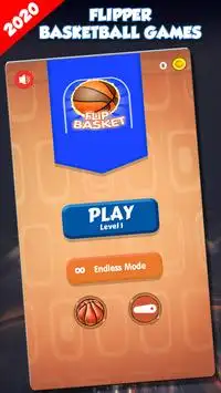 Flipper Slam dunk Basketball Pinball 2020 Screen Shot 0