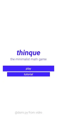thinque – the minimalist math game Screen Shot 6