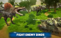 Dino War Juego supervivencia: simulador batalla Screen Shot 8