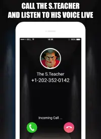 Talk To Teacher 3D™ - Scary Teacher Call Simulator Screen Shot 0