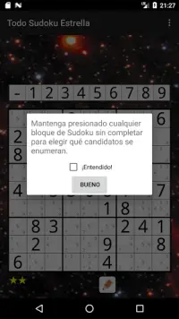 Todo Sudoku Estrella Screen Shot 3