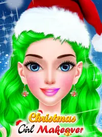 Christmas Makeup : Holiday Makeover Girl Screen Shot 0