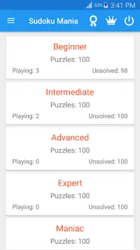 Sudoku Mania Screen Shot 0