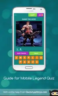 Guide for Mobile Legends Players: Quiz-Guide Screen Shot 0