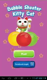 Bubble Shooter Kitty Cat Screen Shot 2