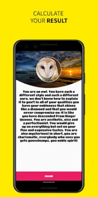 Which Animal Are You? Screen Shot 2