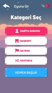 Kültür Yarışı - Çevrim İçi Bilgi Yarışması Screen Shot 1