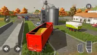 Real Farm Tractor Trailer Game Screen Shot 1