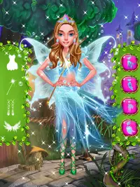 🧚 Fairy Princess Makeup Dress Up Girls Game Screen Shot 1