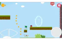 Super Red Jump Ball Mr Mustach Screen Shot 11